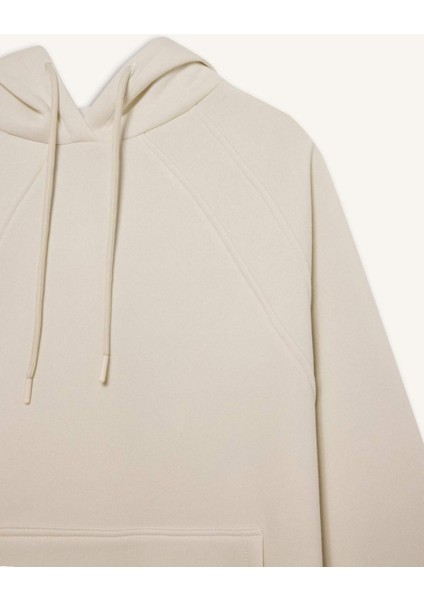Fit Oversize Geniş Kalıp Kapüşonlu Kanguru Cepli Kalın Sporcu Sweatshirt B0415AX24WN