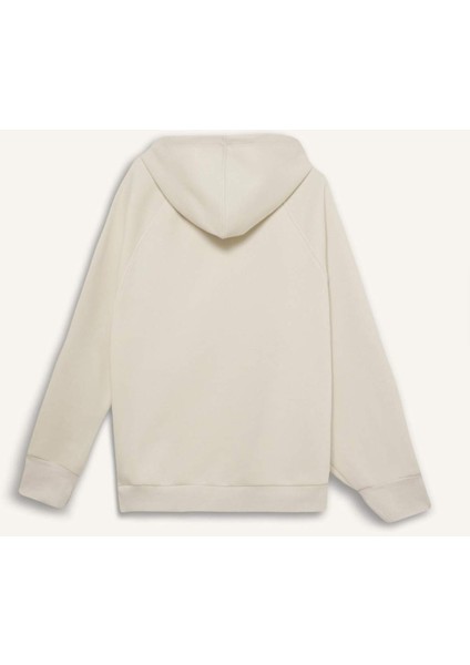 Fit Oversize Geniş Kalıp Kapüşonlu Kanguru Cepli Kalın Sporcu Sweatshirt B0415AX24WN