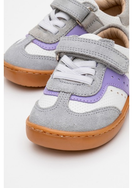 Unisex Çocuk Beyaz-Lila Hakiki Deri Günlük Ilk Adım Ayakkabı fiyatları