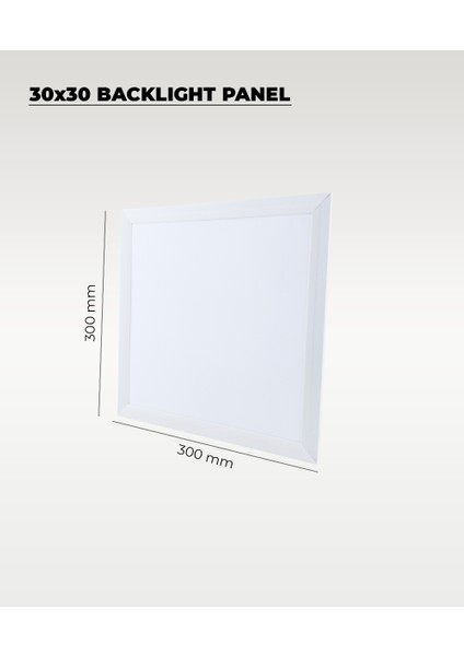 24W 30X30 Backlight LED Panel Armatür Beyaz Işık - 2 Adet fiyatları