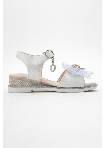 Kız Çocuk Gümüş Abiye Ayakkabı indirimleri