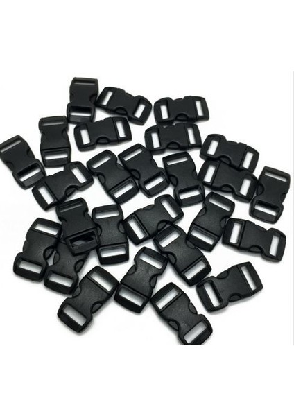 Parakord Bileklik Için 3''8 Plastik Klips, Bileklik Kilidi 100 Adet