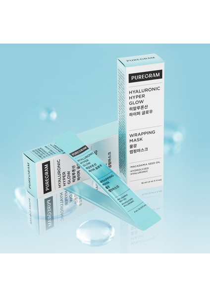 Hyaluronic Hyper Glow Wrapping Mask - Yoğun Nem ve Dolgunluk ve Işıltı Sağlayan Yüz Maskesi (4MLX4ADET) fırsatları