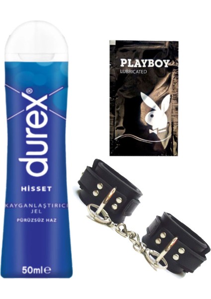 Hisset Pürüzsüz Hazlar 50 ml Jel + Siyah Deri El Kelepçesi + Hediye