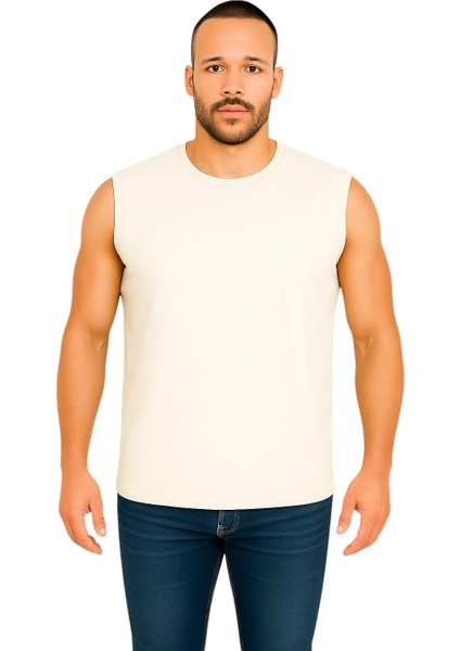 Erkek Oversize Sıfır Kollu T-Shirt S-M-L-Xl-2xl