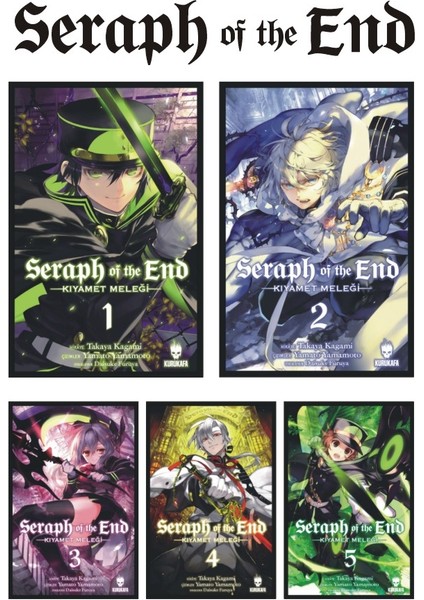 Seraph Of The End-Kıyamet Meleği 1-2-3-4-5 Manga Seti