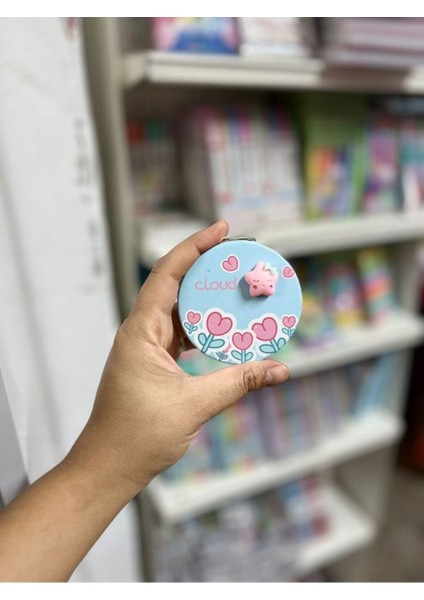 Taşınabilir Makyaj Aynası Çanta Aynası ve Cep Aynası Kapaklı