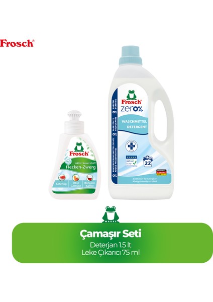 Çamaşır Seti (1,5 Lt Deterjan + 75 ml Leke Çıkarıcı)