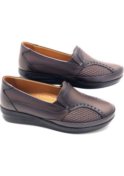 Hakiki Deri Tam Ortopedik Kadın Anne Ayakkabısı modelleri