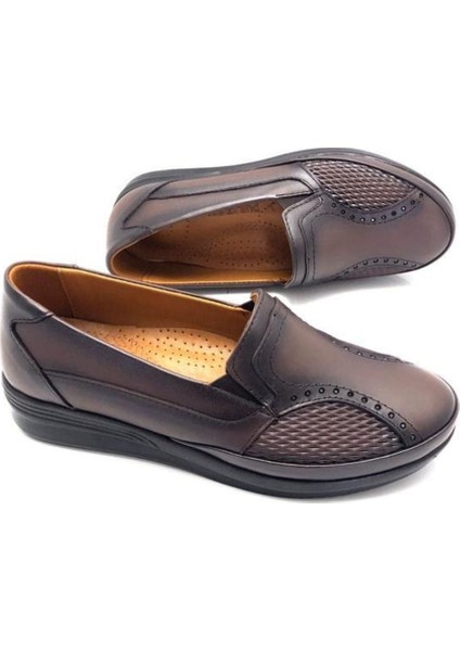 Hakiki Deri Tam Ortopedik Kadın Anne Ayakkabısı fırsatları
