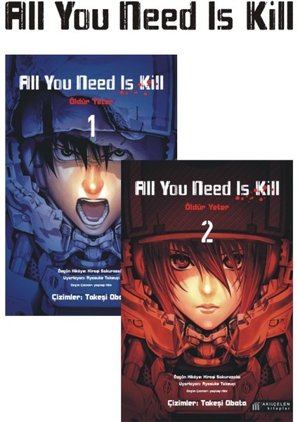 All You Need Is Kill - Öldür Yeter1-2 (Tam Seri) Manga Seti