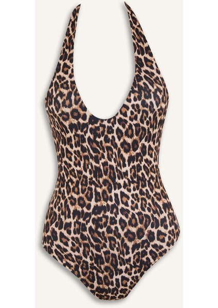 Leopar Desenli Mayo-Fall in Love D4048AX25SP