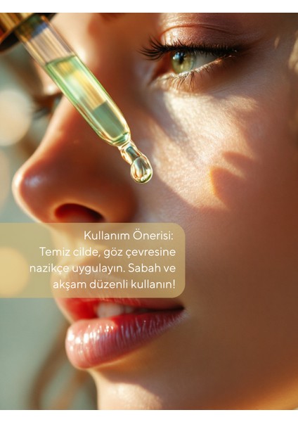 Yoğun Anti Aging Göz Serumu 30ML | Kollajen I+Iıı & Glutatyon & Somon Dna Ile Anında Etki
