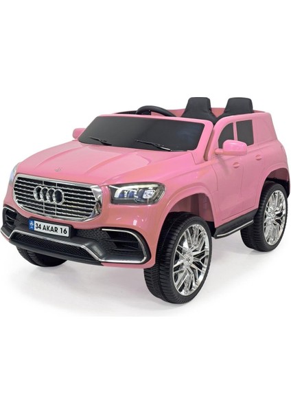 Harika Peluş Akülü Uzaktan Kumandalı Araba Admıre 4x2 Deri Koltuk ve Bluetooth