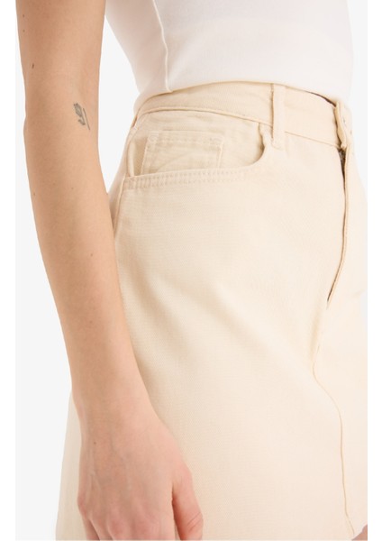 Coool Normal Bel Gabardin Mini Etek E5346AX25SP