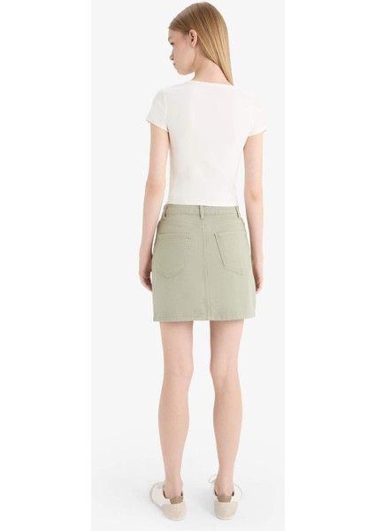 Coool Normal Bel Gabardin Mini Etek E5346AX25SP