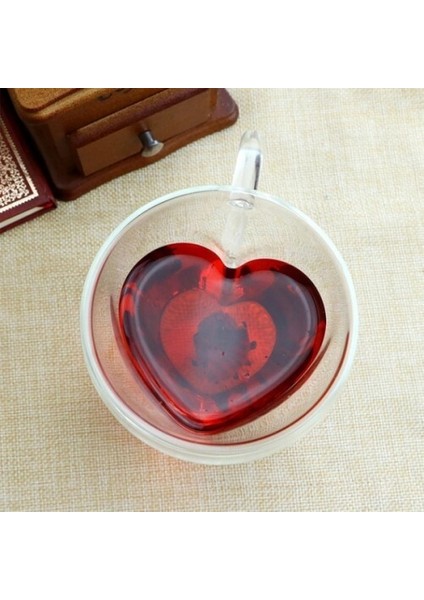 Kalp Şeklinde Cam Bardak modelleri