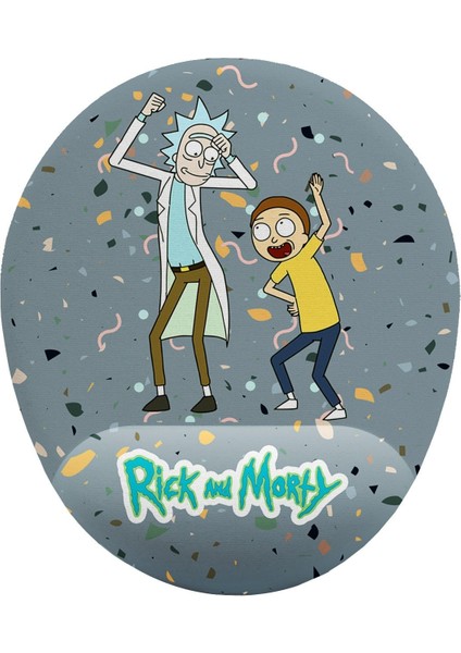 Rick And Morty Bilek Destekli Kaymaz Buruşmaz Kırılmaz Mouse Pad