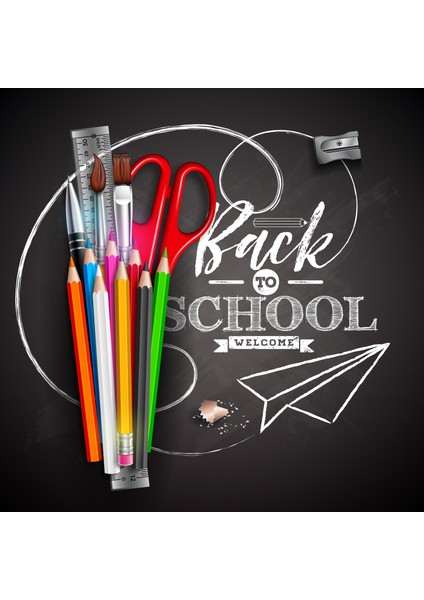 Back To School,okulumda Günüm,okuluna Hoşgeldin,okulda Etkinlik,kumaş PANO150X200