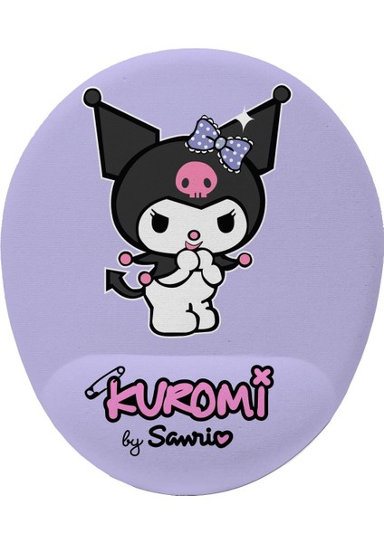 Kuromi Sanrio Bilek Destekli Kaymaz Buruşmaz Kırılmaz Mouse Pad