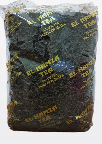 El Hamza Tea 5 Adet 1000 Gr'lık Dökme Çay ( %100 Orijinal Black Ceylan Tea )