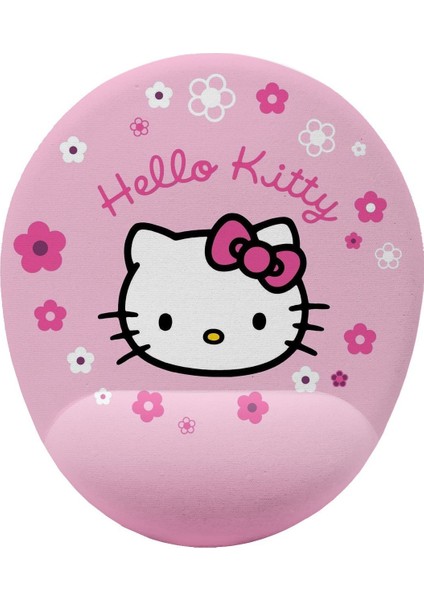Hello Kitty Desenli Bilek Destekli Kaymaz Buruşmaz Kırılmaz Mouse Pad