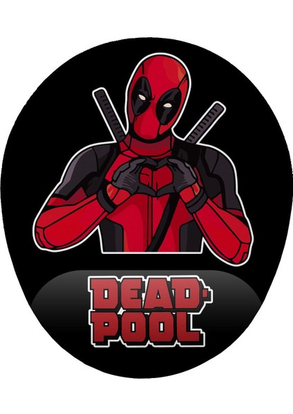 Dead Pool Bilek Destekli Kaymaz Buruşmaz Kırılmaz Mouse Pad