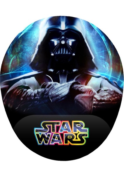 Star Wars Darth Vader Bilek Destekli Kaymaz Buruşmaz Kırılmaz Mouse Pad