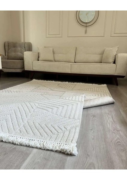 Valensa Kilim , Modern Kaymaz Taban Iskandinav Desenli Oda Mekan Halısı