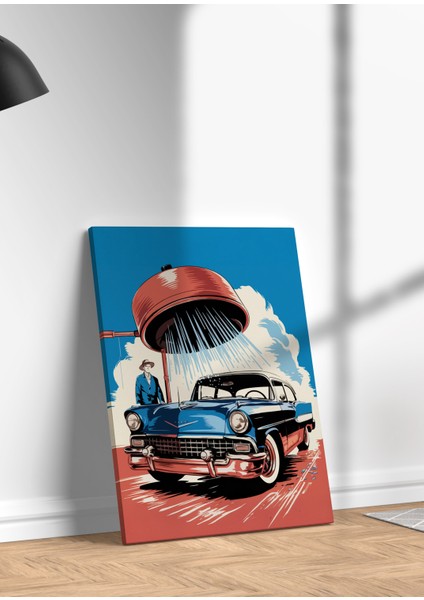 Klasik Amerikan Araba Kanvas Tablo – NV00289