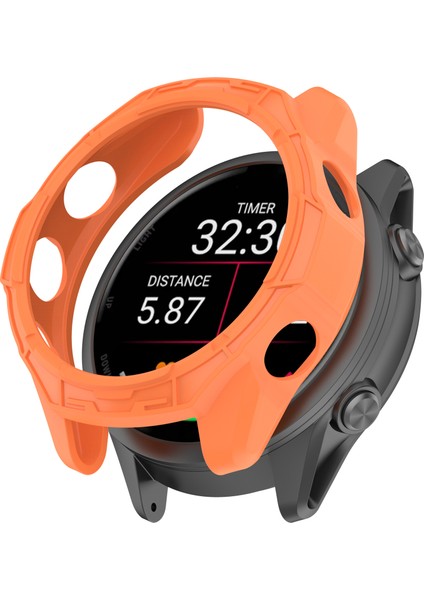 Garmin Forerunner 570 47MM Tpu Koruyucu Kılıf Içi Boş Tasarım Darbeye Dayanıklı Saat Kılıfı (Yurt Dışından)