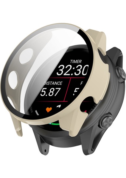 Garmin Forerunner 970 Sert Pc Çok Yönlü Saat Kılıfı Temperli Cam Filmli (Yurt Dışından)