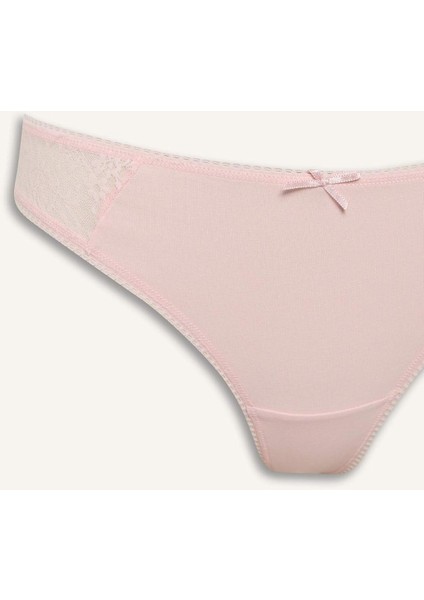 Dantel Detaylı 3'lü Tanga-Fall in Love E7669AX25SP