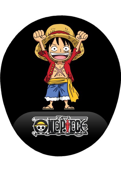 One Piece Luffy Bilek Destekli Kaymaz Buruşmaz Kırılmaz Mouse Pad