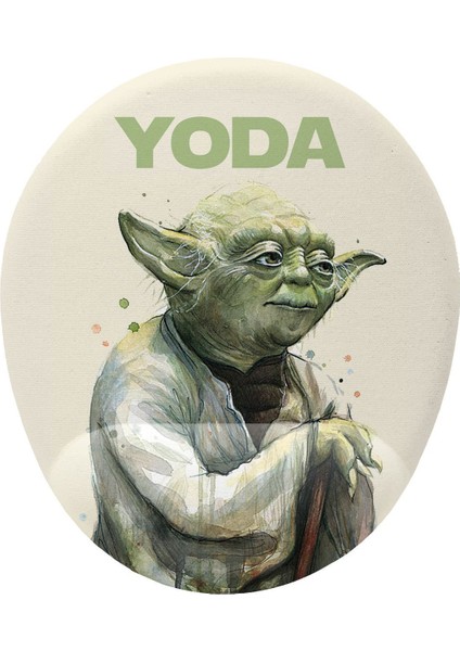 Usta Yoda Bilek Destekli Kaymaz Buruşmaz Kırılmaz Mouse Pad