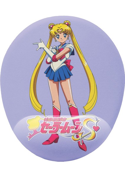 Sailor Moon Bilek Destekli Kaymaz Buruşmaz Kırılmaz Mouse Pad