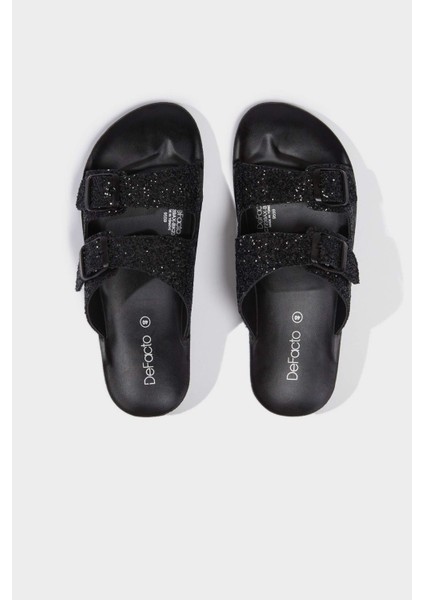 Kadın Yüksek Taban Suni Deri Terlik C7239AX25SM