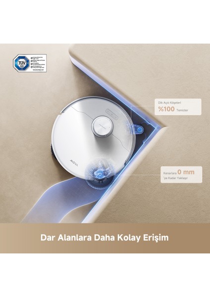 P50 Pro Ultra, 19000Pa Güçlü Emiş, Hepsi Bir Arada Temizlik, 75℃ Paspas Yıkama & Kurutma