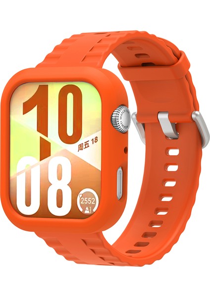 Huawei Watch Fit 4 Koruyucu Kılıf Silikon Yedek Saat Kayışı ile (Yurt Dışından)