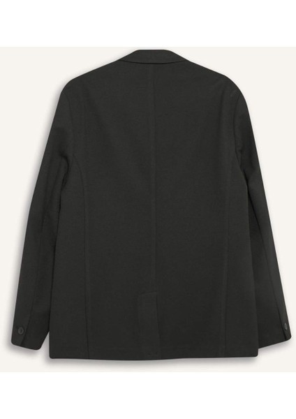 Slim Fit Dar Kesim Yarım Astar Blazer Ceket E3447AX25SM