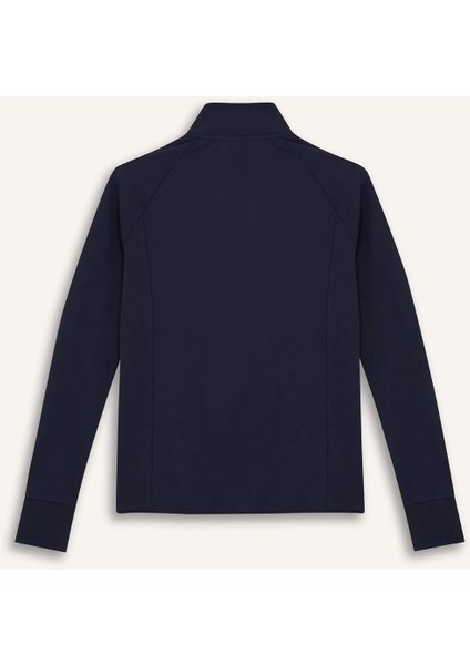 fit Fitted Dik Yaka Fermuarlı Sweatshirt HIRKA E7755AX25SP