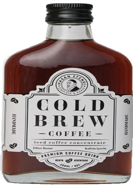 Cold Brew Coffee ( Sade ) 190 mlx4'lü