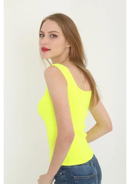 Kadın Kare Yaka Triko Bluz modelleri