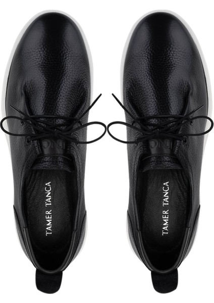 Erkek Hakiki Deri Siyah Casual Ayakkabı 698 1202-7 Erk Ayk Y25 Sıyah indirimleri