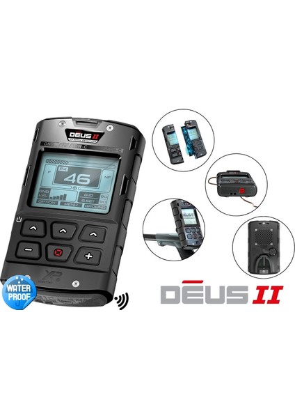 Xp Deus 2 Metal Dedektör - Ana Kontrol Ünitesi Bh-01 Kemik Iletimli Kulaklık 34X28CM Fmf Başlık ile