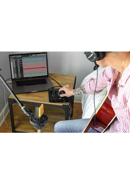 Aır 192|6 - 2-Giriş / 2-Çıkış / 24-BIT/192 Khz / +48 V Mikrofon / Mıdı/ Enstrüman Girişli Yeni Nesil Ses Kartı