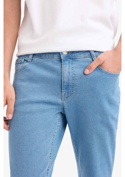 Pedro Slim Fit Dar Kalıp Normal Bel Dar Paça Jean Pantolon E7436AX25SM