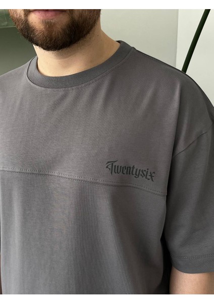 Baskılı Oversize T-Shırt