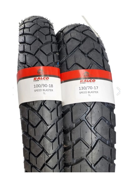100/90-18 ve 130/70-17 Tl (Tubeless-Dubleks) Motosiklet Lastik Seti fiyatları