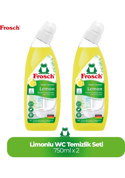 Limonlu Wc Temizlik Seti 2'li (750 ml x 2)